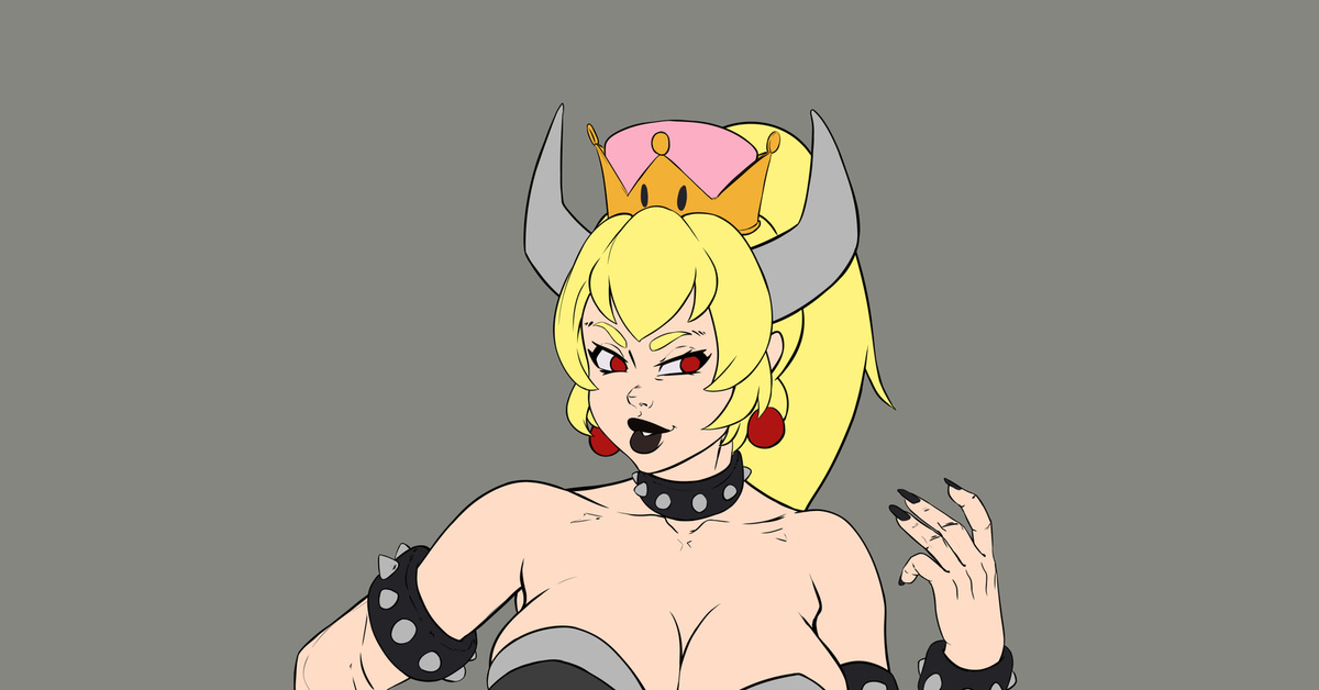 Bowsette tries every hole