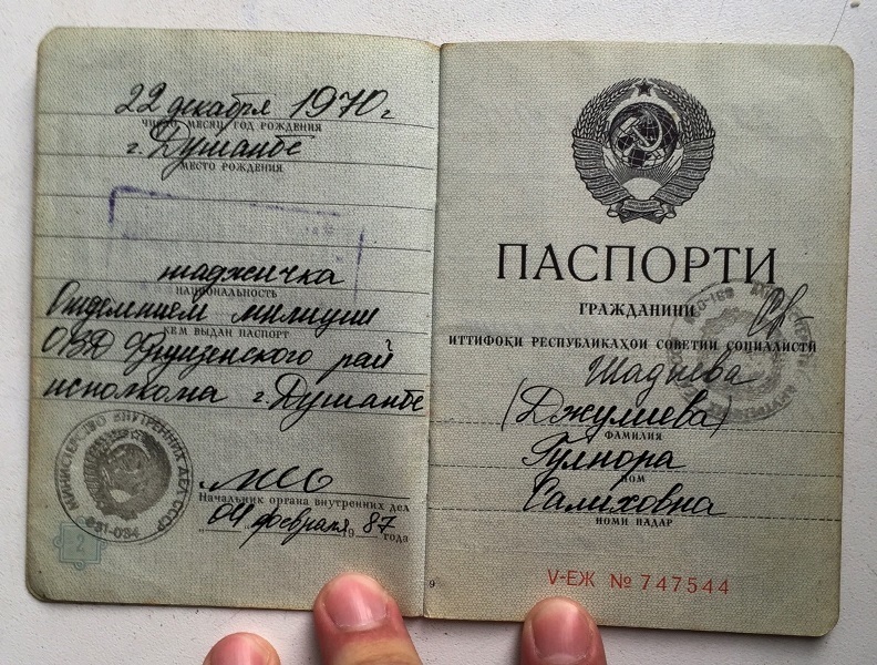 Архив паспортного стола