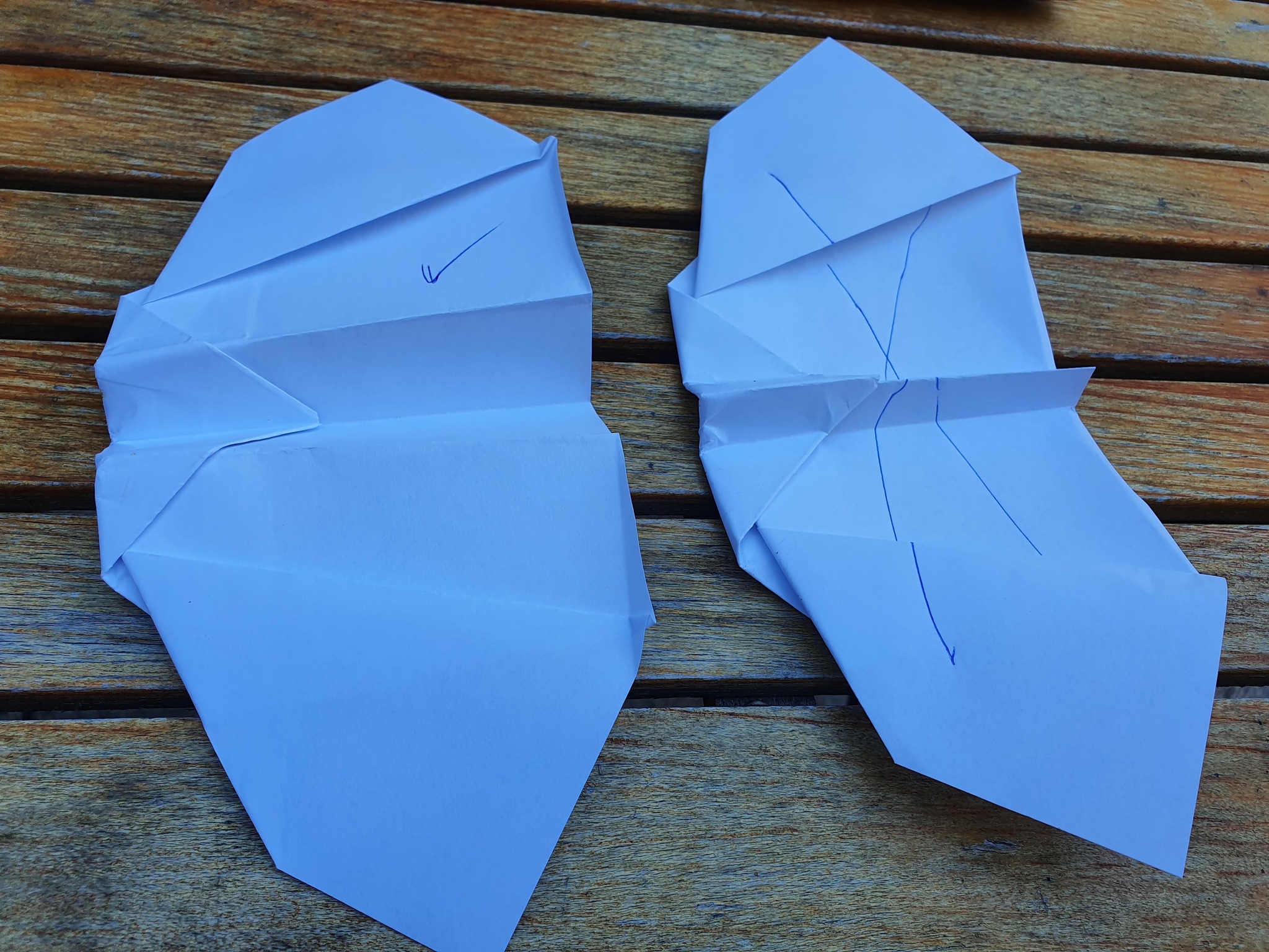 Самолетик летучая мышь из бумаги своими руками Sky-wool.ru