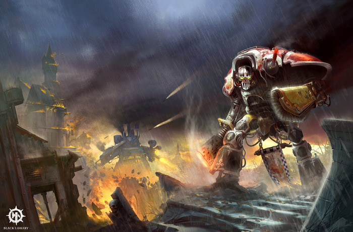 Knightsblade Warhammer 40k, Wh Art, Black Library, , Imperial Knight, 