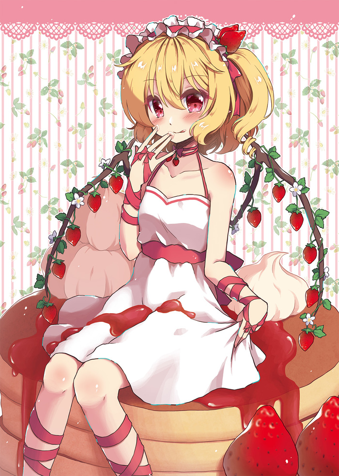 Flandre Scarlet Touhou, Anime Art, ,  , Flandre Scarlet, Beni kurage