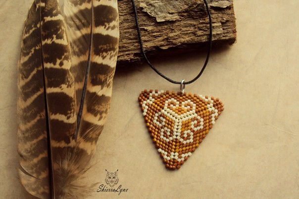 Ethnic pendants - My, Needlework, Needlework without process, With your own hands, Handmade, Handmade, Beads, Ethno, Longpost