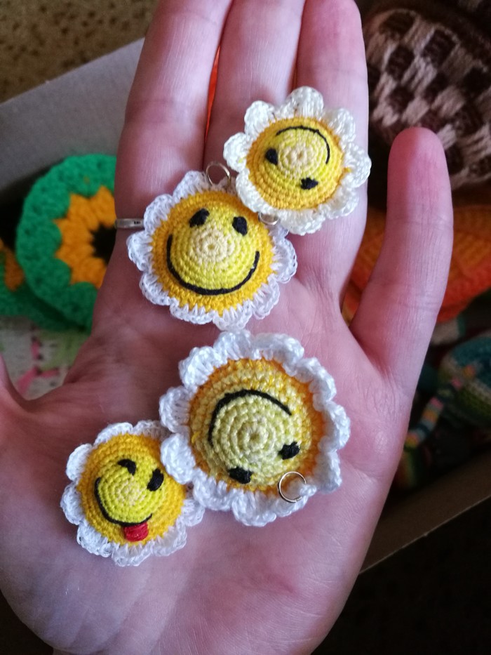 Spring, sunshine, flowers! - My, Crochet, Knitting, , Amigurumi, Needlework