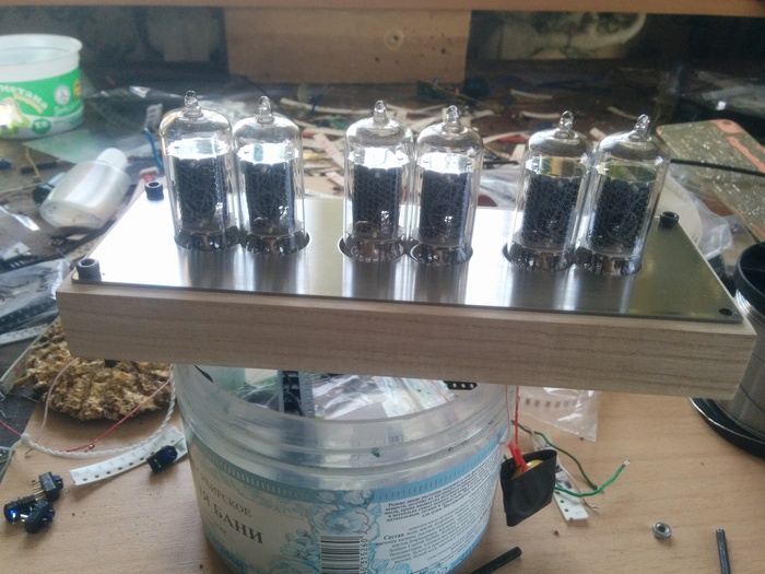 Часы на немецких лампах z573m (z5730m) Nixie clock, Лампа, Никси, Ламповые часы, Длиннопост