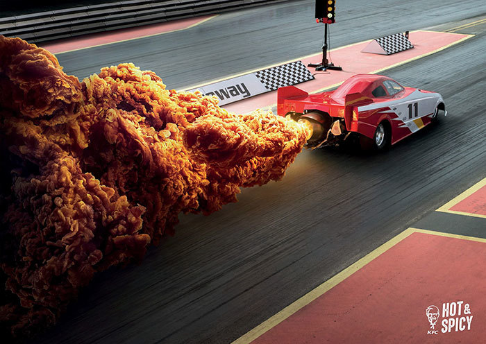 The new advertisement of the famous chicken fast food is just FIRE! ! ! (you just have to look) - Hen, KFC, Fire, Advertising, Longpost