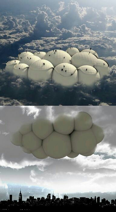 Utopian transportation - Airship, Clouds, Utopia, Longpost