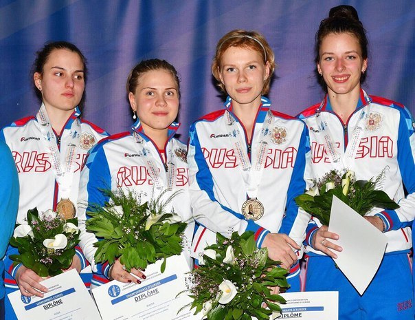 Russian saber fencers won the gold of the European Championship! - Sport, Russia, gold medal, Competitions, Champions League, Text