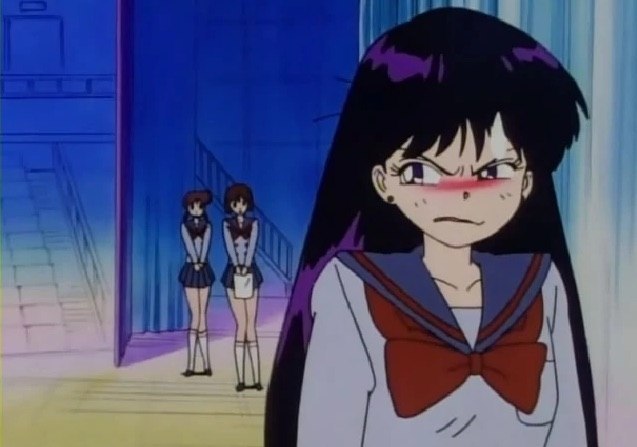 Почему Рэй такая разная в аниме и манге? Аниме, Sailor Mars, Длиннопост, Рей Хино, Sailor Moon, Pretty Soldier Sailor Moon, Япония, Гифка, Видео