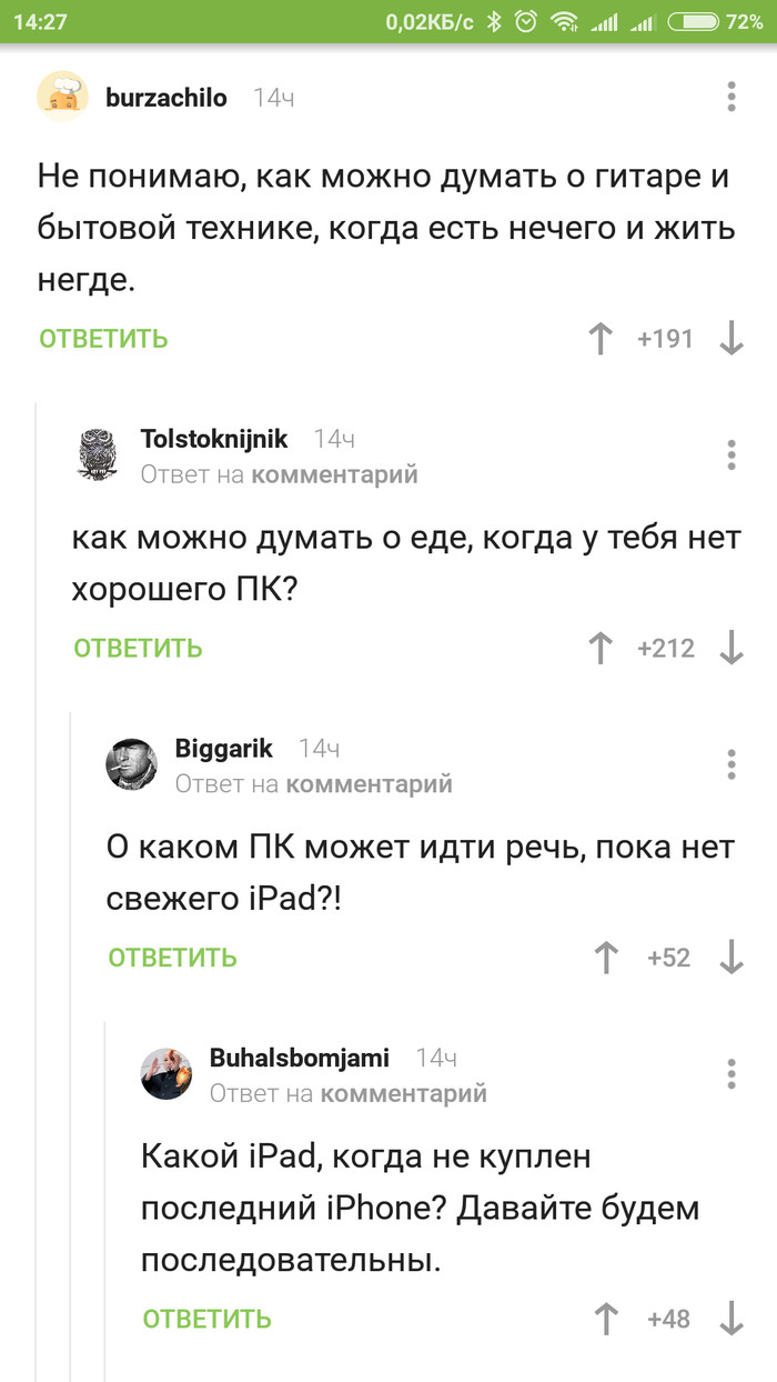 Главное правильно расставить приоритеты