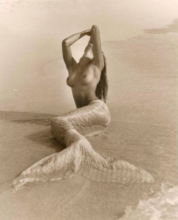 Stephanie Seymour - NSFW, Stephanie Seymour, Mermaid