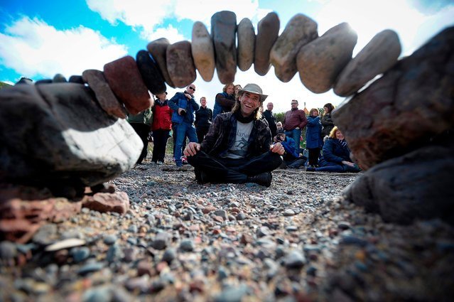 European Championships in laying stones in Dunbar (16 photos) - A rock, Shore, Scotland, Competitions, The photo, Longpost