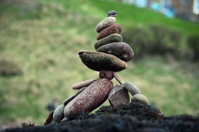 European Championships in laying stones in Dunbar (16 photos) - A rock, Shore, Scotland, Competitions, The photo, Longpost