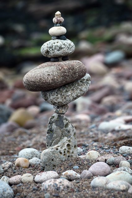 European Championships in laying stones in Dunbar (16 photos) - A rock, Shore, Scotland, Competitions, The photo, Longpost