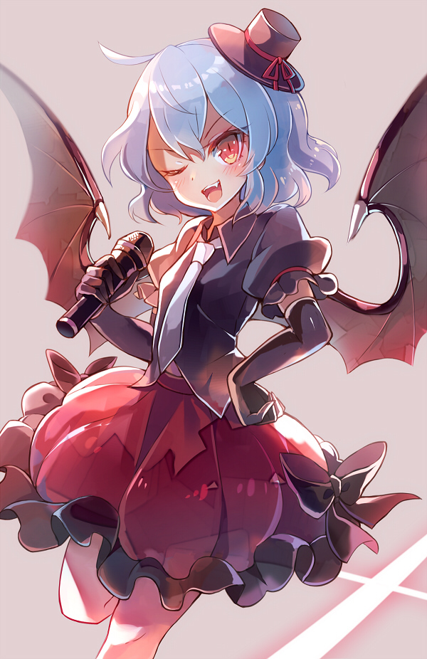 Remilia Scarlet - Touhou, Anime Art, Аниме, Не аниме, Remilia Scarlet, 60mai