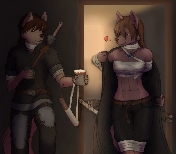 Selection of strawberry works by TwoKinds - NSFW, Twokinds, Furry, Furotica, Longpost, Natani, Keith Keiser, , 