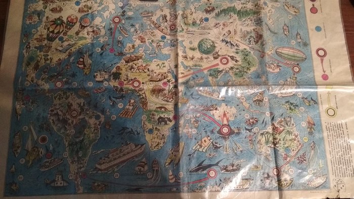 Game from childhood. Hello from the 80s. - My, Board games, 80-е, Childhood, Marine alphabet, Longpost