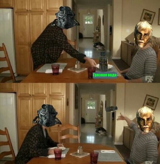 Наглые бомжи из Fallout 3