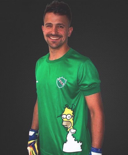 The new form of the goalkeeper of the Argentine club from the fourth division - Sport, Football, Cartoons, The Simpsons, Homer Simpson, Goalkeeper, Form, Eurosportru