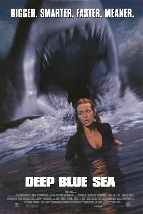 On the Waves of Childhood Memories Deep Blue Sea (1999) - Films of the 90s, Blockbuster, Shark, Overview, Spoiler, Nostalgia, Longpost, Video