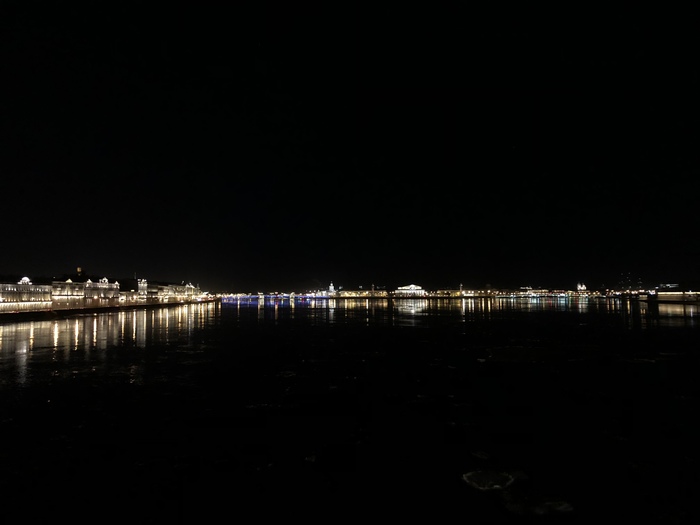 northern capital - My, Saint Petersburg, Night, cat, Longpost