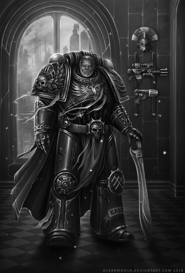 Centurion Lex Galmar - Warhammer 40k, Wh Art, D1sarmon1a, Space Marine