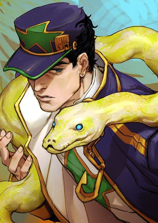 Jotaro Kujo Kujo Jotaro, , Anime Art