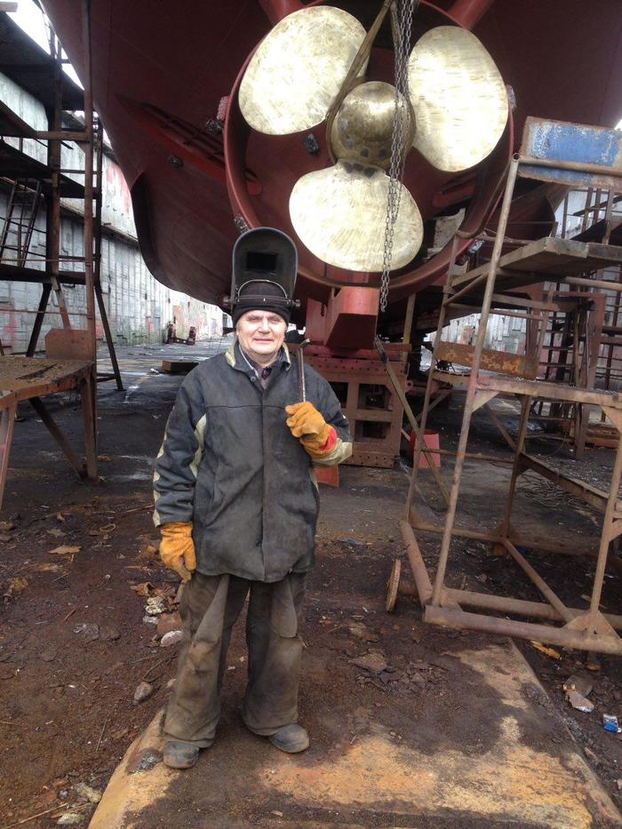 Ship repair from the first person - Karataevo (Nakhodka) - My, , Factory, Vessel, Repair, Dad, Longpost, Father