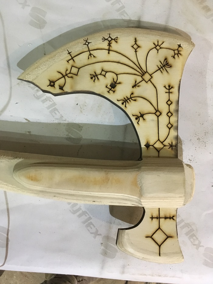 Топор Кратоса своими руками | Пикабу