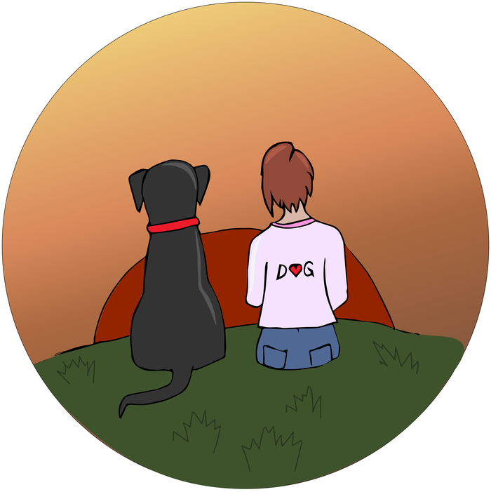 My Living with the dog project. What do you think  ? Livingwithdog, Livingwiththedog, , Adobeillustrator, , , Lovelabrador, 