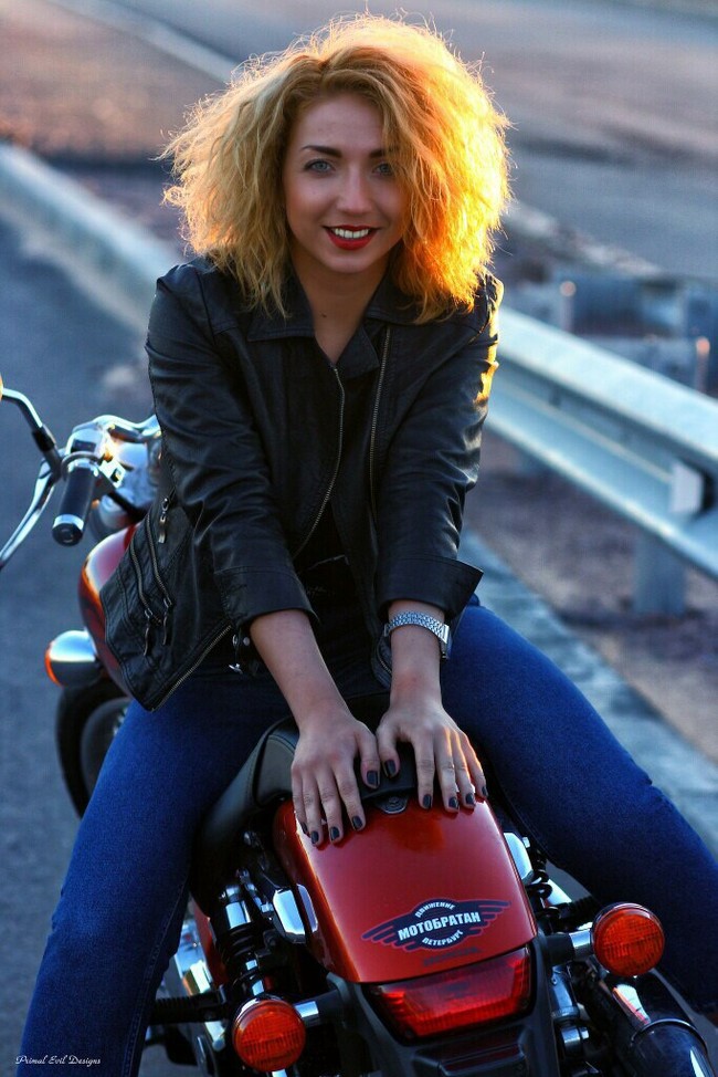 Moto & girls - My, Honda, Honda Shadow, The photo, Beautiful girl, My, Longpost