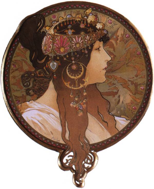 Разгребаем старый хард: часть 10 / Vol 3 Alphonse Mucha - Арт, Иллюстрации, Не мое, Alphonse Mucha, Ретро, Длиннопост