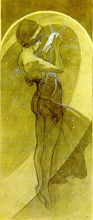 Разгребаем старый хард: часть 10 / Vol 3 Alphonse Mucha - Арт, Иллюстрации, Не мое, Alphonse Mucha, Ретро, Длиннопост