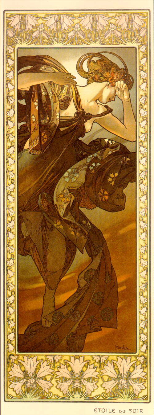 Разгребаем старый хард: часть 10 / Vol 3 Alphonse Mucha - Арт, Иллюстрации, Не мое, Alphonse Mucha, Ретро, Длиннопост