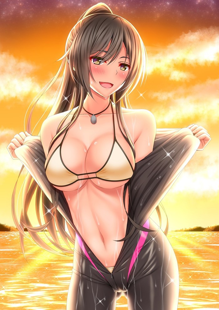 Shirase Sakuya. - NSFW, Anime, Anime art, The idolmaster, Idolmaster shiny colors, Shirase Sakuya