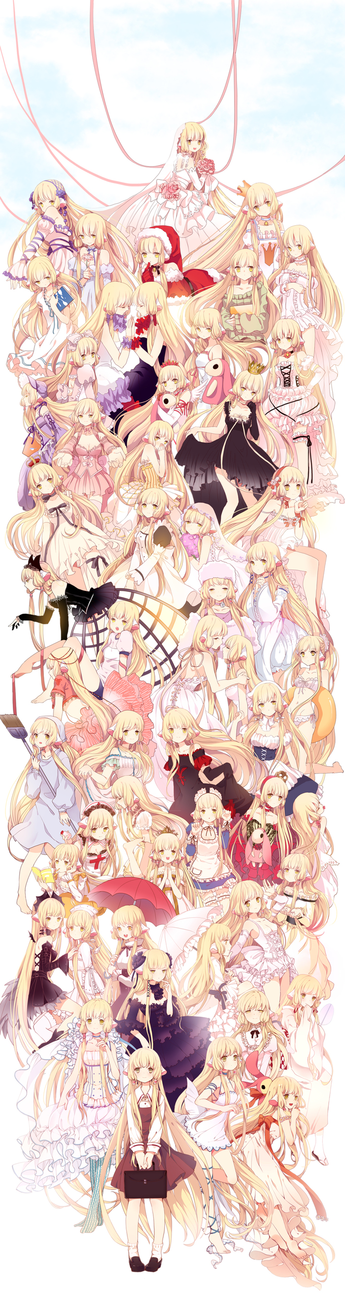 Chobity - Anime art, Anime, Chobits, Chii, Longpost