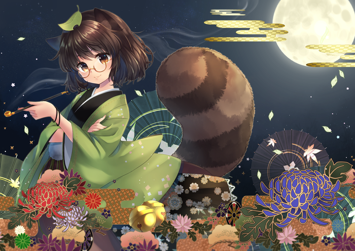 Futatsuiwa Mamizou , Anime Art, Touhou, Futatsuiwa Mamizou, Sen1986