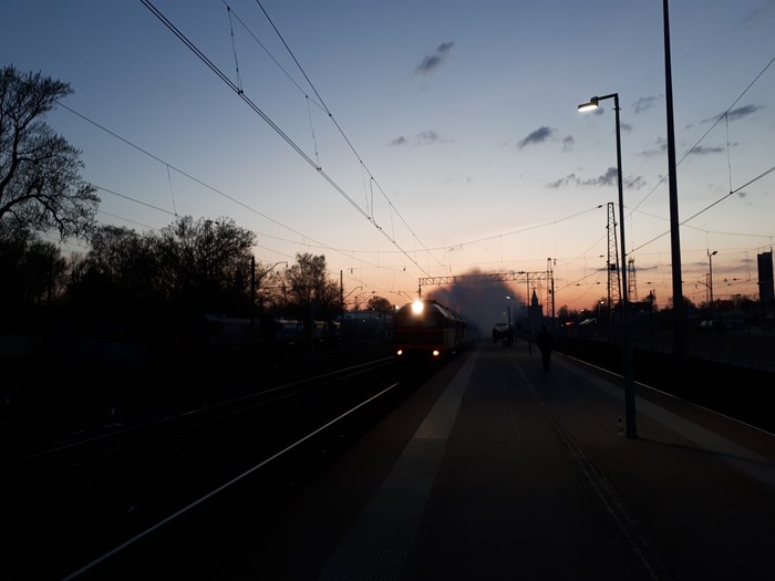 Arrival of the train - My, The photo, Tver, A train, Railway station