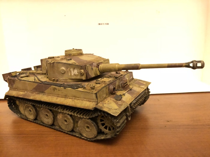 Tiger ausf. E 1:35 - My, Star, Tiger, Models, 1:35, Weathering, Longpost, Stand modeling, Stars, Tiger I