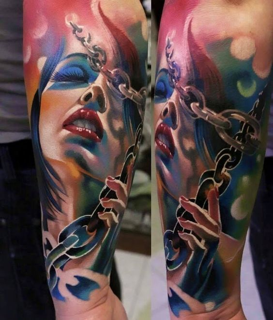 The hand of the master is immediately visible - Tattoo, Realism, Tattoo on the arm, Tattoo Lovers League
