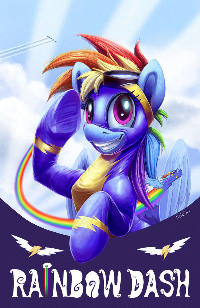  -  ! My Little Pony, Rainbow Dash, Wonderbolts, Tsitra360