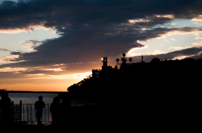 Sunset on the Amur embankment - My, Amur, Khabarovsk, The photo, Photographer