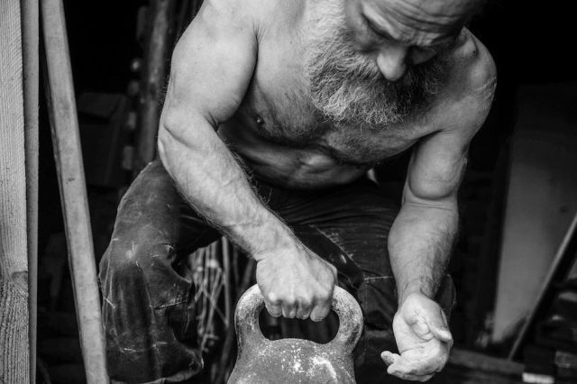 Quiet life on the farm of the last champion of the USSR in bodybuilding - Interesting, The photo, Longpost, Sport, Unusual, Body-building, Grandfather