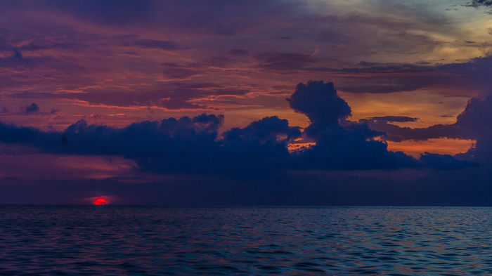 Sunset sky - My, Thailand, Phuket, Patong, Sunset, Sea, Sky, Canon 1200d, 18-55 kit