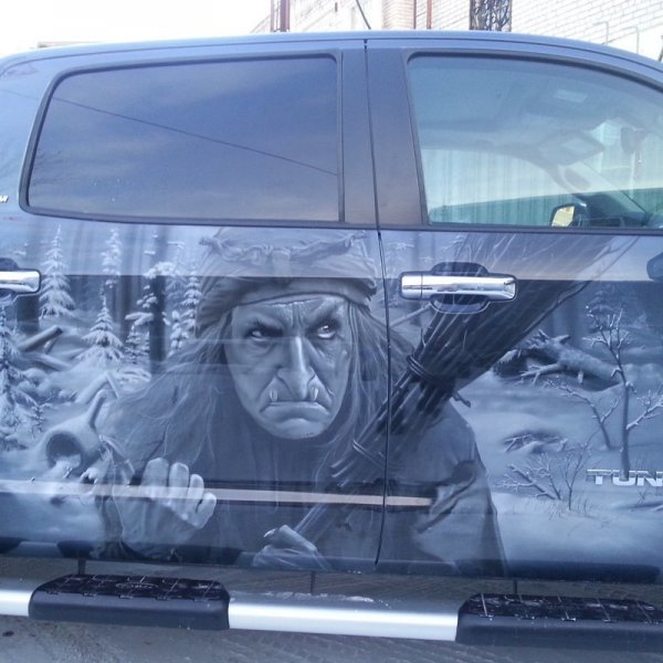 Airbrushing. - Airbrushing, Motorists, Drawing, Longpost