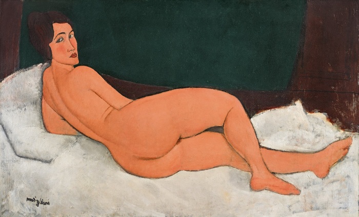 Modigliani's 'Reclining Nude' sells for $157.2 million - Painting, Sale, Auction, Amedeo Modigliani, New York, NTV