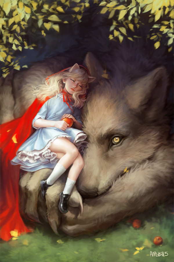 Little Red Riding Hood - Art, Little Red Riding Hood, Amsbt