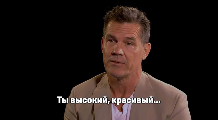 Because he doesn't have an Oscar. - Ryan Reynolds, Josh Brolin, Actors and actresses, Storyboard, MTV Movie Awards, Longpost