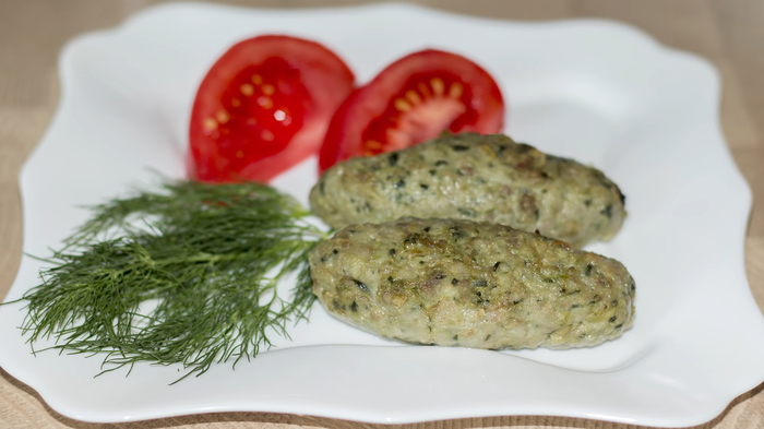 Quick juicy cutlets of minced meat and greens - My, , Cutlets, Recipe, Video recipe, Cooking, Food, Irinacooking, Video, Longpost