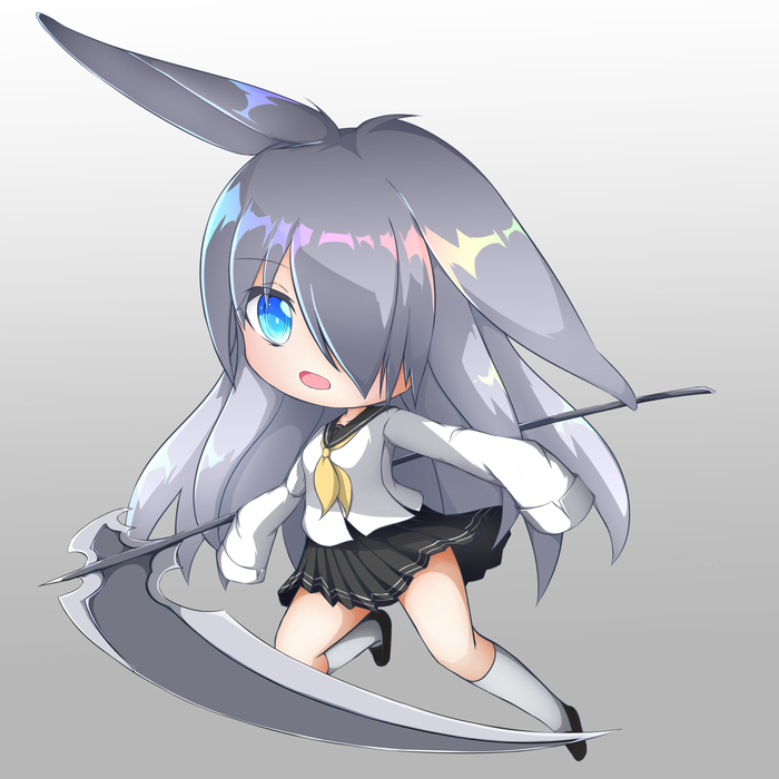 Anime art Anime Art, Pixiv, , Original, Deforume, Kemomimi, Original Character, Sd