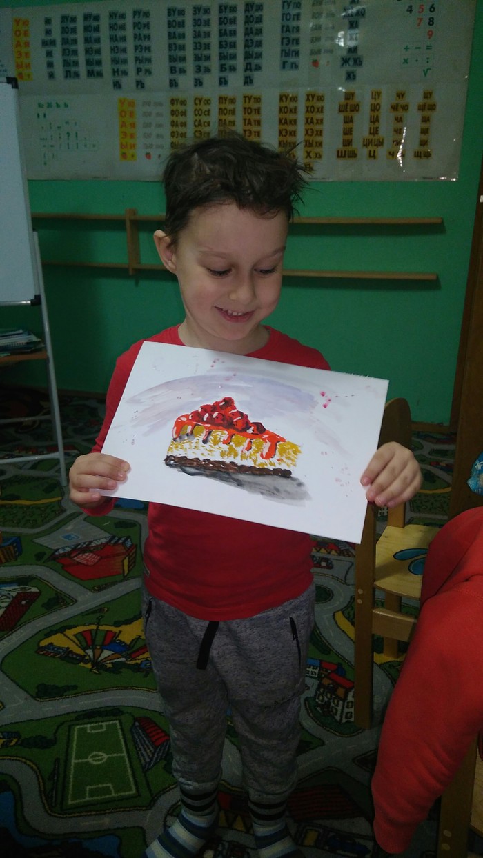 creative kids - My, Painting, Children, Creative people, Painting, Longpost